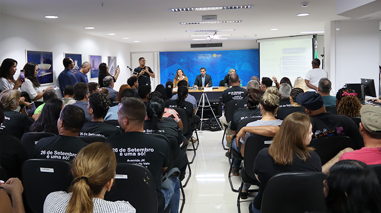 Mais de 400 pessoas participaram da reunião pública do PDOT